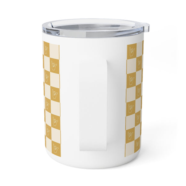 12oz Double Wall Coffee Tumbler Checkered - Room Essentials™